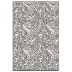 665357 Sizzix 3-D Textured Impressions Embossing Folder - Leaf Pattern