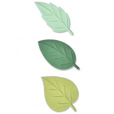 665737 Sizzix Switchlits Embossing Folder - Spring Leaves