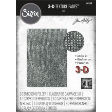 665768 Sizzix 3-D Textured Impressions Embossing Folder - "Woven"