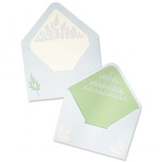 665821 Sizzix Thinlits Die Set 8PK - Botanic Envelope Liners