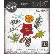 666069 Sizzix • Sizzix Thinlits Die Set "Mondern Festive" by Tim Holtz