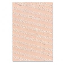 666212 Sizzix 3-D Textured Impressions Embossing Folder - Musical Notes by Kath Breen