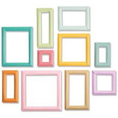 666461   Sizzix • Thinlits Die Set Dimensional Multi-Frames