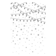 666471 Sizzix • Multi-Level Textured Impressions Embossing Folder Stars and Lights