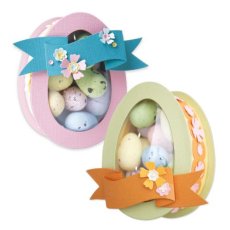 666521 Sizzix • Thinlits Die Set Easter Egg Box 9pcs