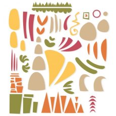 666523 Sizzix • Thinlits Die Set Infinite Doodles #1
