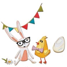 666561 Sizzix • Thinlits Die Set Vault Bunny & Chick
