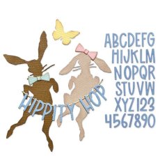 666562 Sizzix • Thinlits Die Set Vault Hippity Hop