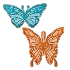 666564 Sizzix • Thinlits Die Set Vault Scribbly Butterfly