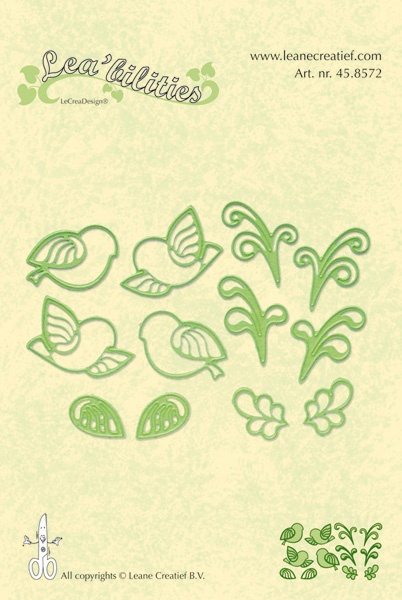 45.8572 Wykrojniki Little Birds-Ptaszki