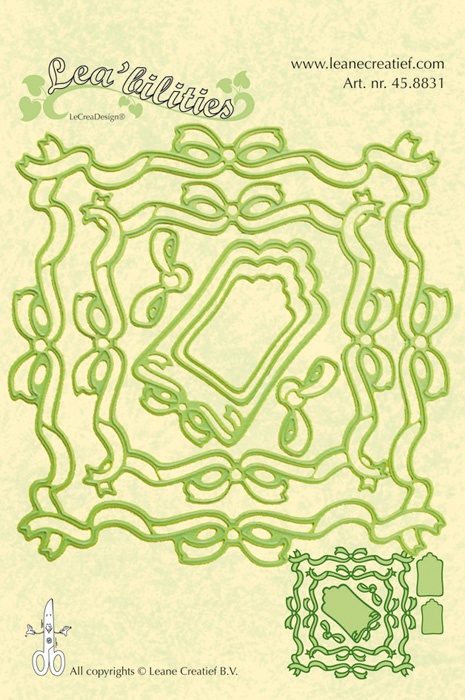 45.8831 Wykrojniki Frame Square Ribbons