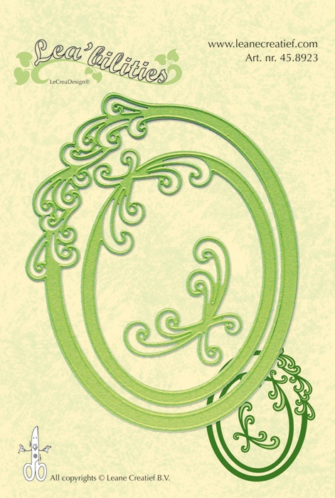 45.8923 Wykrojniki Frame Oval