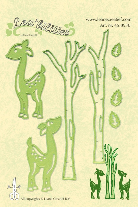 45.8930 Lea'bilities Cutting and Embossing Die - Deer