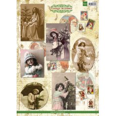 VK9530 Arkusz A4  - Vintage Christmas Pictures 2