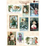 VK9532 Arkusz A4 - Vintage Christmas Cards 2
