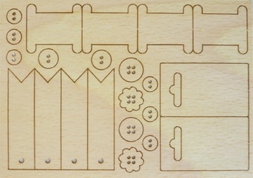 EL8529 Elementy Wooden ornaments