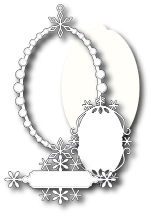 98716 Wykrojnik Peaceful Snowflake Frame Set