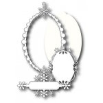 98716 Wykrojnik Peaceful Snowflake Frame Set