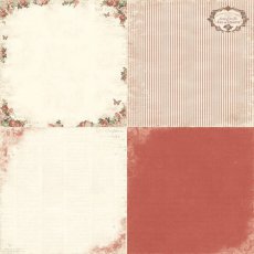 PD2104 Papier jednostronny -From my heart II - rose & ocean of roses