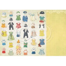 PD3203 Papier dwustronny- Play time - clothes