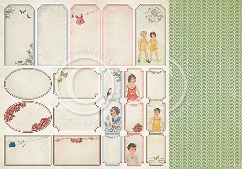 PD3212 Papier dwustronny- Play time - tags