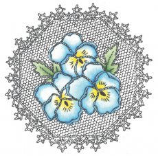 TC0832 Stempel gumowy  - Bratki