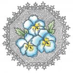 TC0832 Stempel gumowy - Bratki