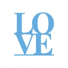 LR0301 Wykrojnik LOVE
