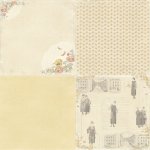 PD2403 Papier jednostronny- Yellow pansy - For Mother - 6x6
