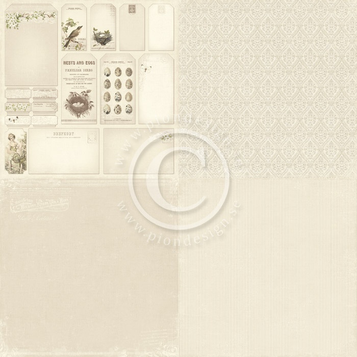 PD4506 Papier jednostronny-Tags - A Day in May - 6x6