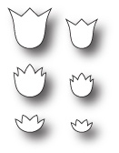 98827 Wykrojnik Paper Cut Tulips
