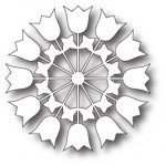 98828 Wykrojnik  Paper Cut Tulips Circle