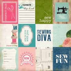 CBSL25012 Papier dwustronny 30,5x30,5-Sew Lovely -  Sew Fun