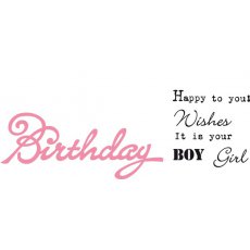 COL1349 Marianne Design Collectable - Birthday