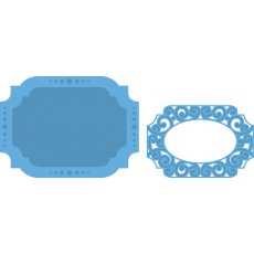 LR0309 Marianne Design Creatable - Oval Lable Stencil