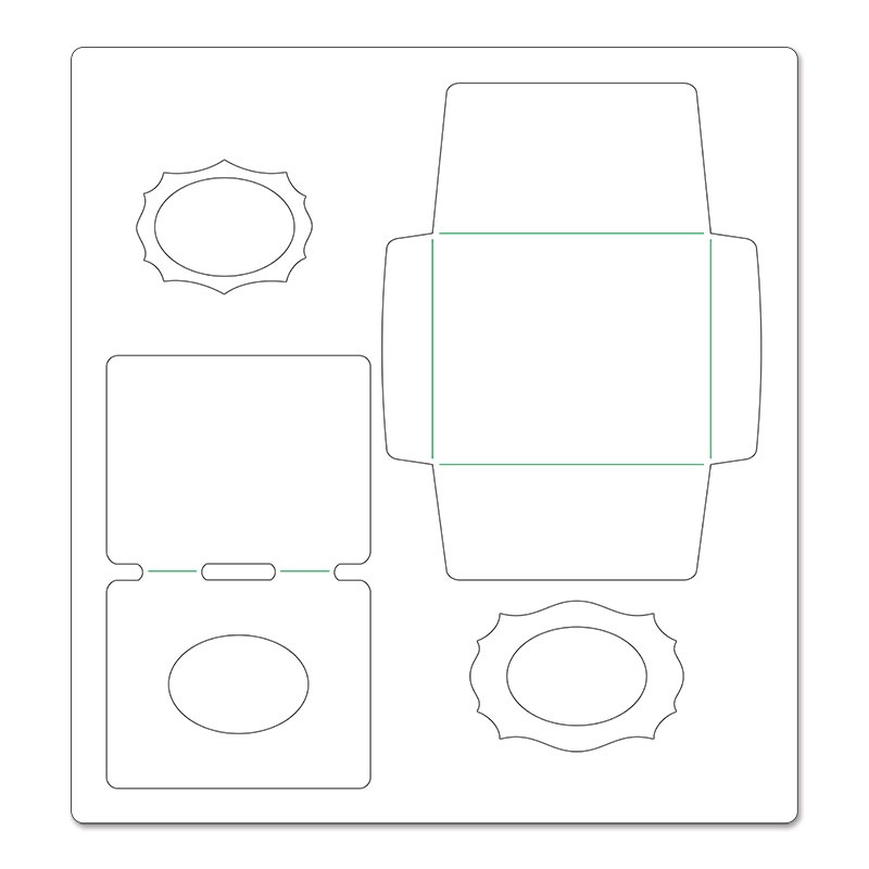 658902 Bigz Pro Die - Card Window & Envelope