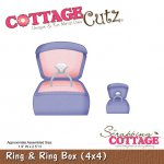 CC4x4-578 CottageCutz Ring & Ring Box (4x4)