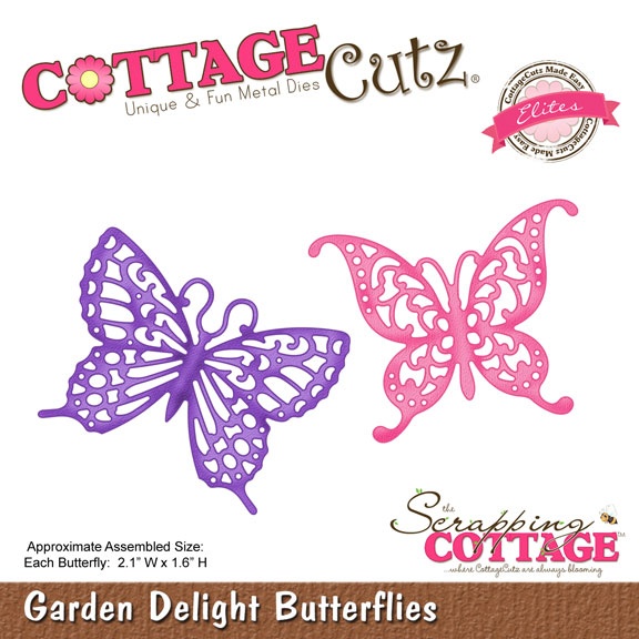 CCE-108 CottageCutz Garden Delight Butterflies (Elites)