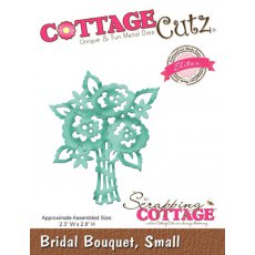 CCE-126 CottageCutz Bridal Bouquet, Small (Elites)