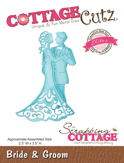 CCE-128 CottageCutz Bride & Groom (Elites)
