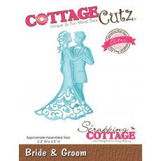 CCE-128 CottageCutz Bride & Groom (Elites)