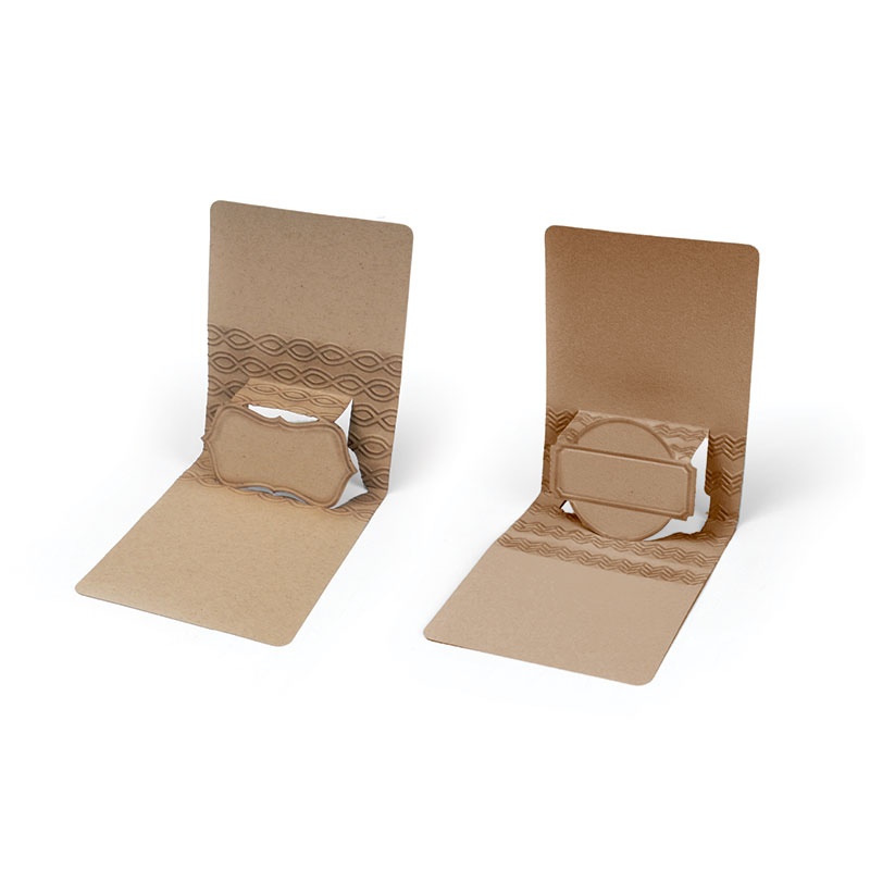 658797 Textured Impressions Embossing Folders 2PK - Sassy & Circle Labels Set
