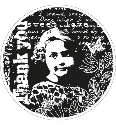 CS0868 cling stamps Romantic vintage