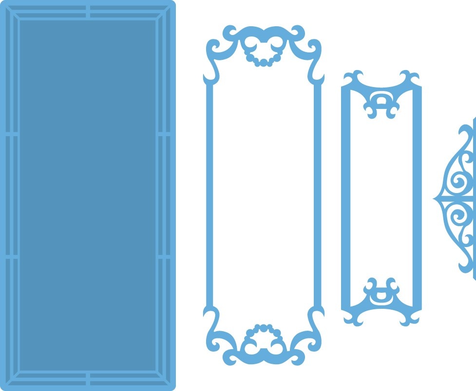 LR0318 Die Creatables Petra Rectangle