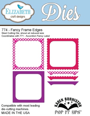 774 Elizabeth Craft Designs - Fancy Frame Edges