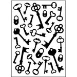 CTFD3098 Embossing Folder -  Keys