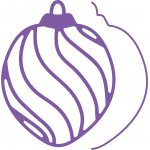Christmas Ornament Angel Wing - B487