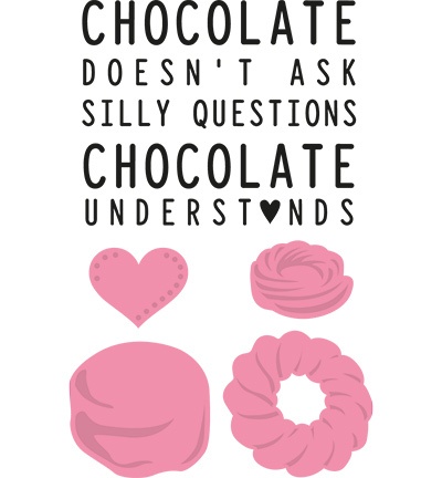COL1365 Wykrojniki Collectables+ stempel Chocolate