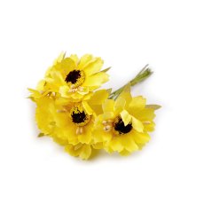930117-2 Artificial tulip on a wire, vintage style 