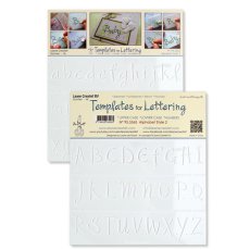 95.5565 Maski/Szablony 2szt- Leane Creatief - alfabet i cyfry #2